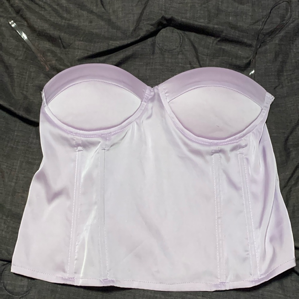 Women’s NEW AKIRA purple corset size Small but fits like a medium as well